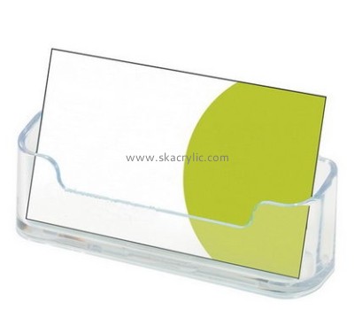 Customized hard plastic credit card holder desktop business card holder cheap credit card holder BH-112