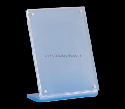 Wholesale acrylic tabletop sign holder 11x17 sign holder clear sign holder SH-049