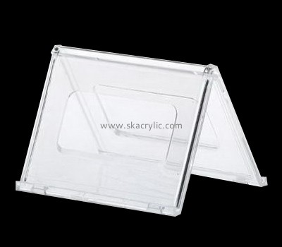 Custom acrylic tabletop sign stands acrylic poster frames sign holders for retail stores SH-117