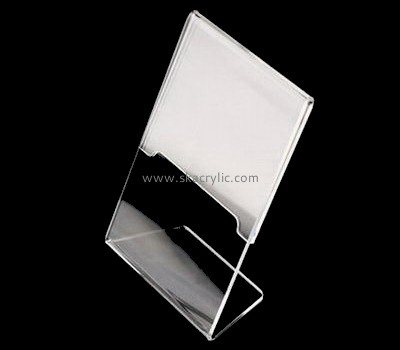 Perspex manufacturers customize 8x10 acrylic table sign holder SH-161