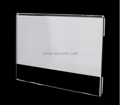Display manufacturers customize acrylic price tag holder for shelves SH-166