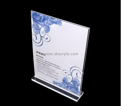 Customized clear plastic notice holders SH-352
