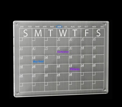 Acrylic products manufacturer custom plexiglass calendar planner board BS-213