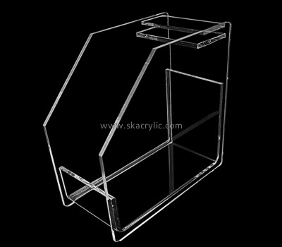 China plexiglass supplier custom table top acrylic magazine holder BH-2301