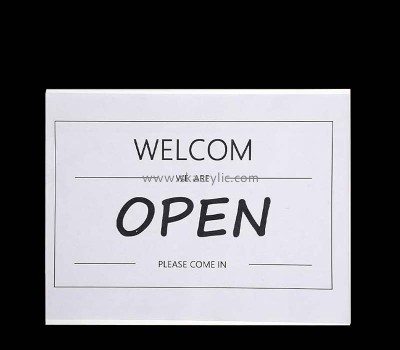 Custom wholesale acrylic wall mounted welcome sign holder BS-332