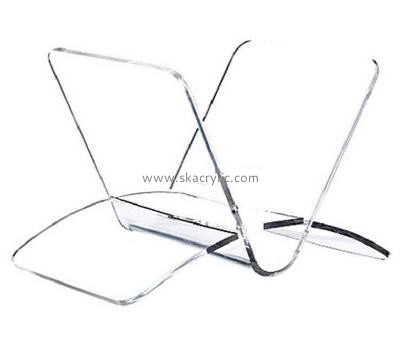Hot sale acrylic brochure holder book stand holder a4 clear file folder document holder BH-076