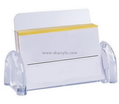 Wholesale acrylic plastic holder cheap business card holder hard plastic credit card holder BH-107