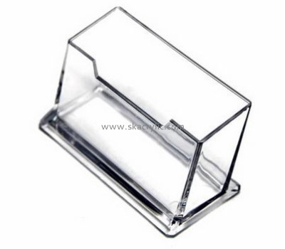 Customized acrylic table card holder plastic business card holder acrylic tent card holder BH-108