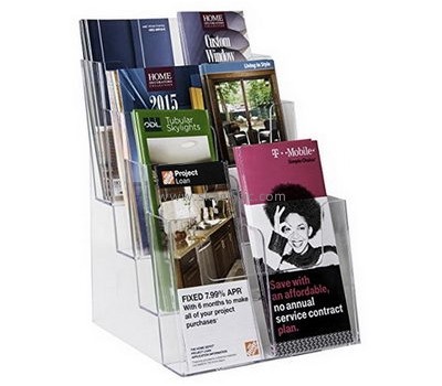 Custom acrylic pamphlet stands display holders brochure rack display BH-245