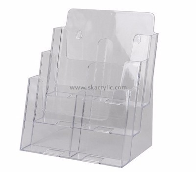 Customized acrylic pamphlet rack literature holder stand acrylic flyer holder BH-271