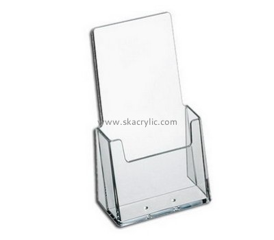 Custom acrylic plastic retail sign brochure holders display stands for flyers BH-351