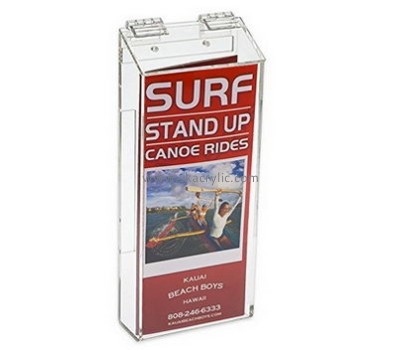 Custom acrylic plastic outdoor pamphlet holder display stands for brochures BH-368