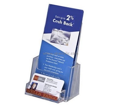 Customized acrylic racks card leaflet display holders BH-401