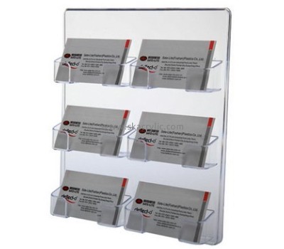 Acrylic plastic supplier custom acrylic vertical place business card holders BH-473
