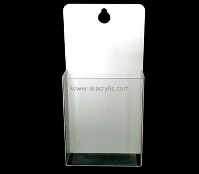 Acrylic products manufacturer customized wall mounted pamphlet leaflet holder BH-554