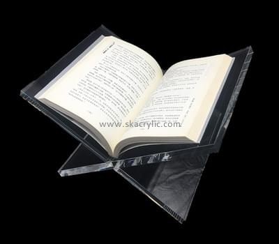 Perspex manufacturers custom plastic fabrication book holder BH-844