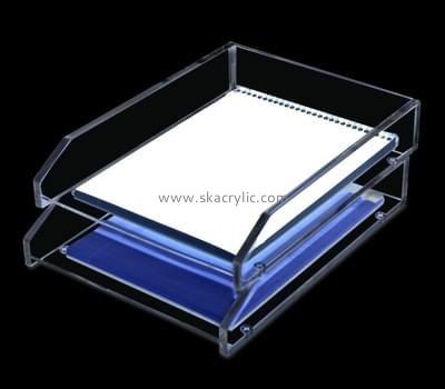 Plexiglass manufacturer custom acrylic fabrication document organizer BH-843