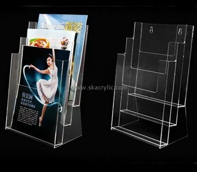 Acrylic company custom acrylic literature display racks BH-895