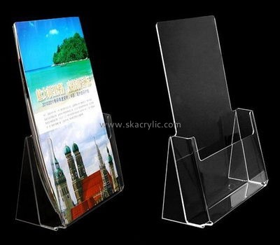 Acrylic factory custom plastic manufacturing standing brochure holder BH-1044