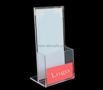 Display manufacturers custom lucite fabrication brochure holder display BH-1053