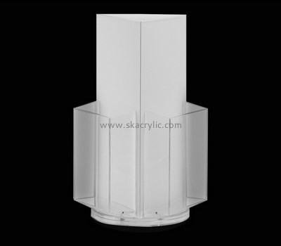 Acrylic products manufacturer custom plexiglass tri fold brochure holder BH-1096