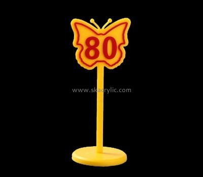 Customized acrylic table number sign SH-297