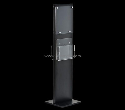 Bespoke acrylic floor standing poster holder BH-1179
