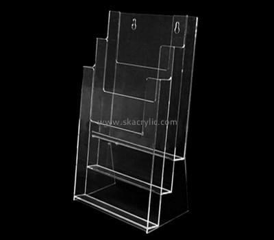 Customize acrylic wall mounted literature holder BH-1186