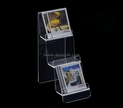 Customize clear acrylic brochure stand BH-1301