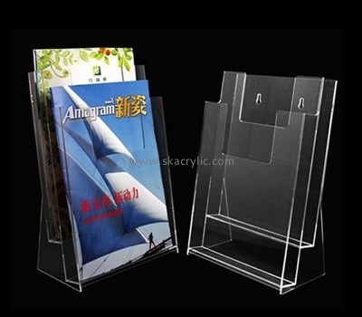 Customize acrylic 2 tier brochure holder BH-1329