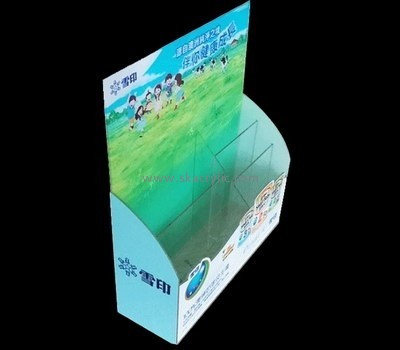 Customize lucite 4 pocket brochure holder BH-1353