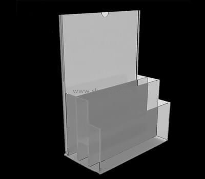 Customize lucite clear brochure holder BH-1380