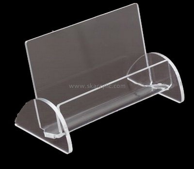 Customize acrylic unique business card holders BH-1434