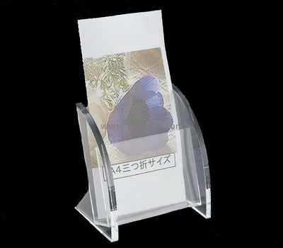 Customize clear plastic pamphlet holder BH-1610