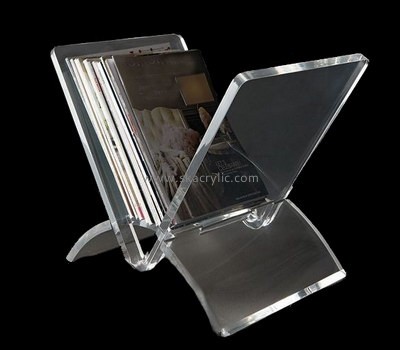 Customize clear acrylic book holder BH-1667