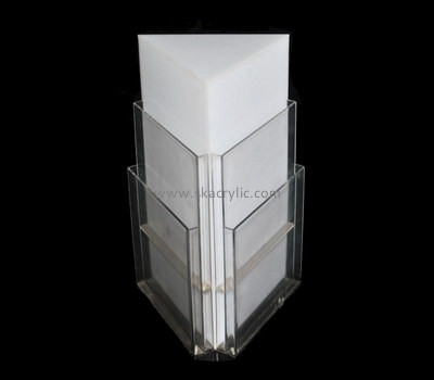 Customize perspex pamphlet size literature holder BH-1752