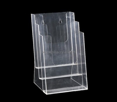 Customize perspex brochure holder wall mounted a4 BH-1793