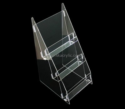 Customize perspex tiered brochure holder BH-1893