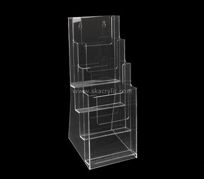 Customize lucite wall leaflet holder BH-1934