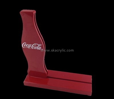 L shape red acrylic sign stand SH-609