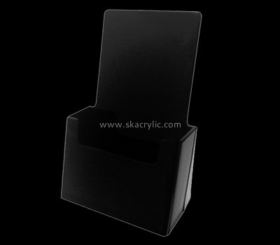 Custom black acrylic brochure holder BH-2184