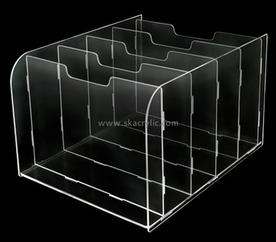 Acrylic manufacturer customize plexiglass file sorter organizer holder BH-2265