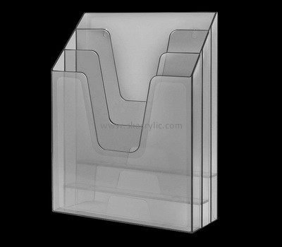 Acrylic supplier customize plexiglass file holder lucite file organizer BH-2266