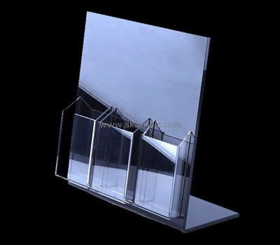 Plexiglass factory customize acrylic pamphlet holder perspex literature holder BH-2271