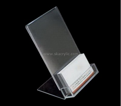 Customize acrylic clear business card holder BH-1885