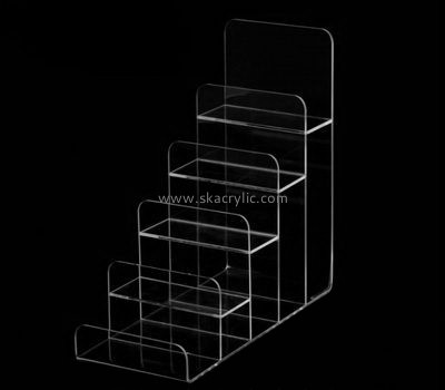 Customize clear tiered brochure holder BH-1679