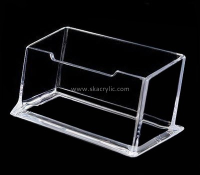 Customize acrylic unique business card holder BH-1675