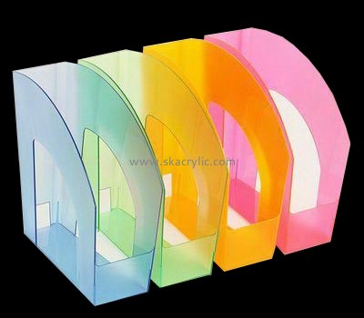 Factory hot selling acrylic clear holder file a4 with multi color BH-012