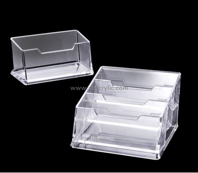 Wholesale acrylic square business acrylic name tent card holder BH-034