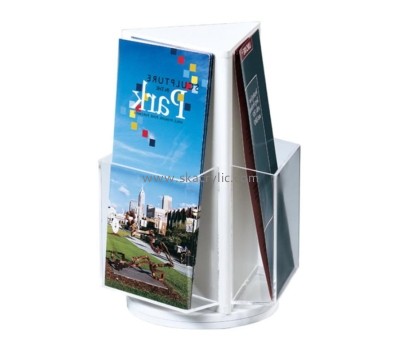 Customized acrylic brochure holder acrylic menu holder table menu holder BH-077